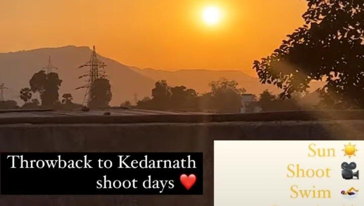 Sara Ali Khan revisits Kedarnath memories while filming in Khopoli for her next!
