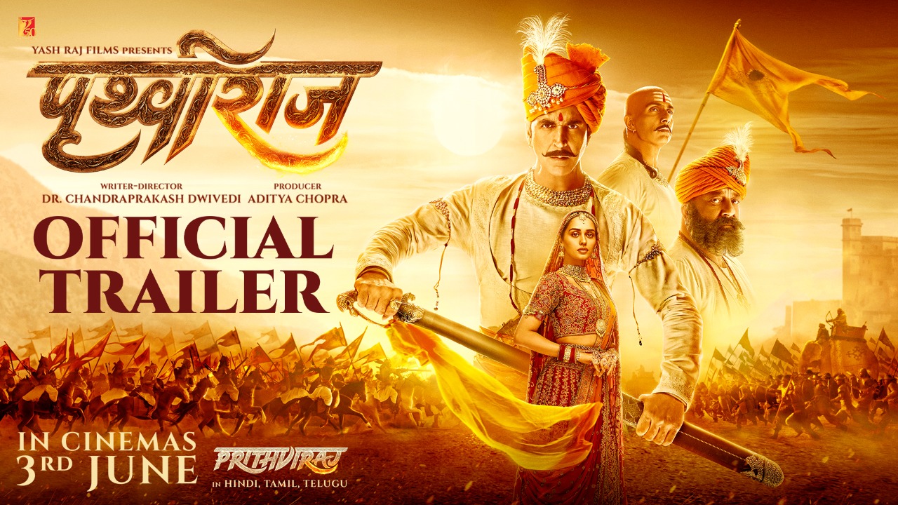 Akshay Kumar is overwhelmingly thrilled for the  unanimously positive reaction to the trailer of “Prithviraj”!