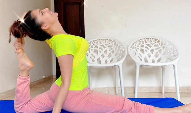 Urvashi Rautela truly believes that yoga is the way to live a healthy life!