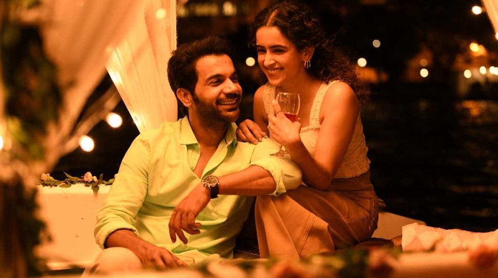 Sanya Malhotra observed that Rajkumar Rao on set and on Camera are two different personalities!