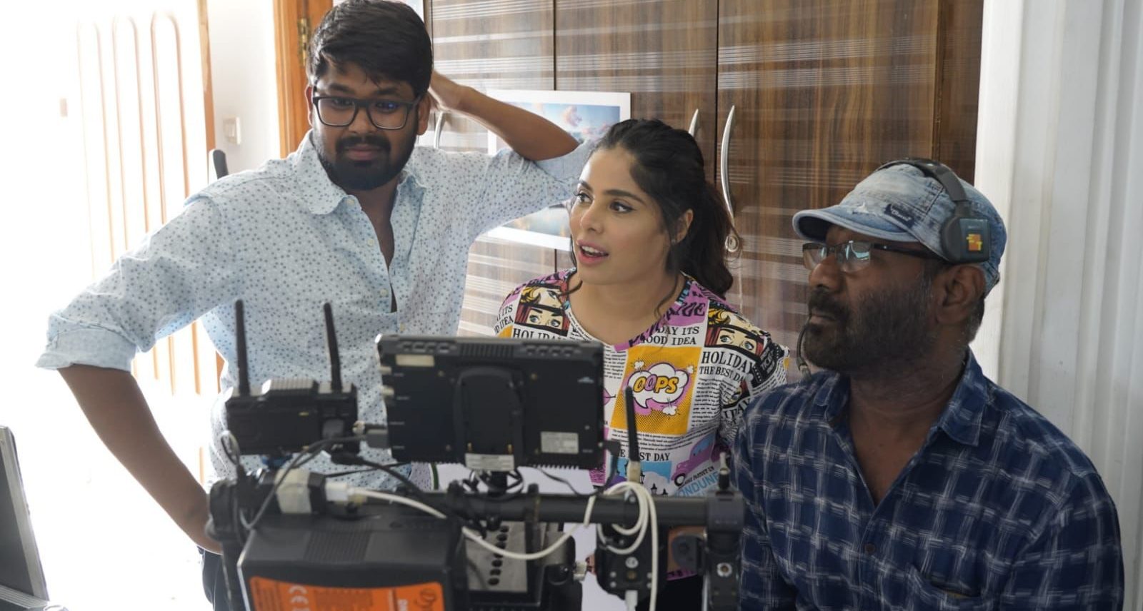 Sehnooor analyses her scenes on the sets of her Telugu Debut Film!