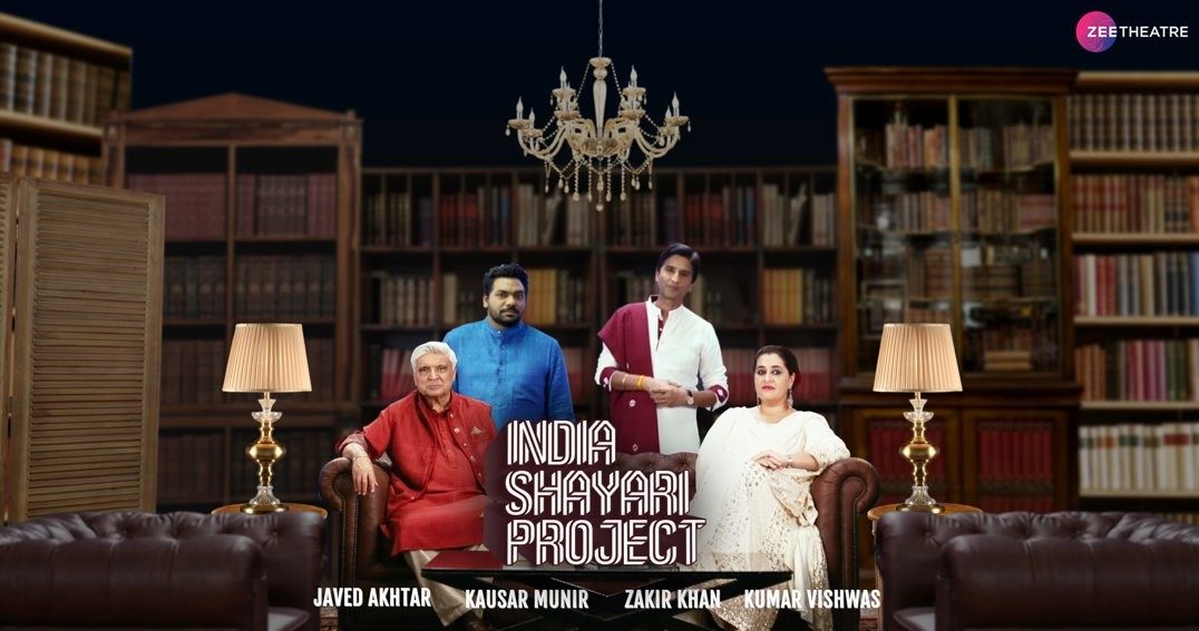 On Zee Theatre’s ‘India Shayari Project’ meet Javed Akhtar, Zakir Khan, Kausar Munir and Kumar Vishwas!