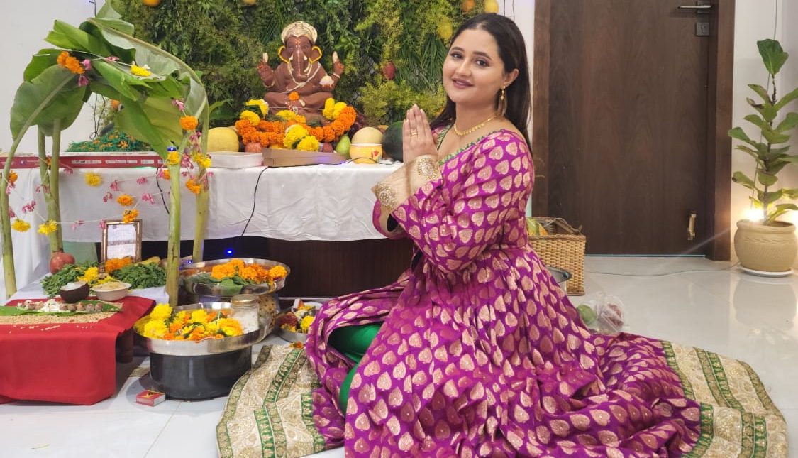 Rashami Desai’s eco-friendly Ganesh idol is made keeping in mind not to harm the environment!