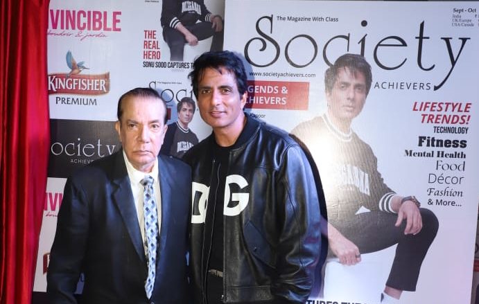 ‘The Real Hero’ Sonu Sood unveils the Society Achievers magazine cover!