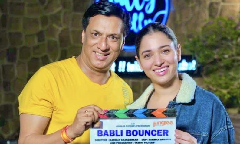 Tamannaah Bhatia learnt to ride a Bullet for “Babli Bouncer”!