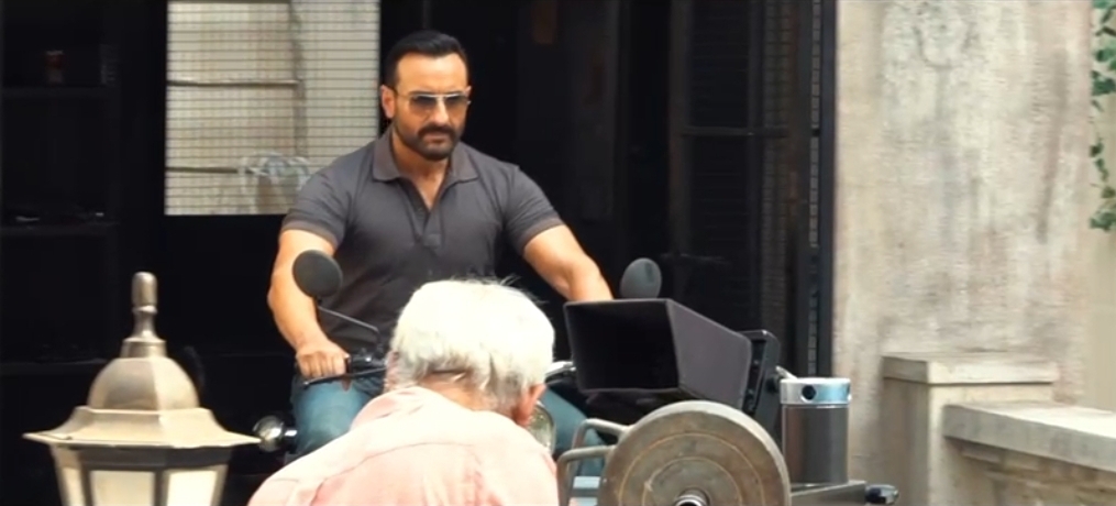 Check out some BTS footage of Saif Ali Khan’s tough cop act in Vikram Vedha!