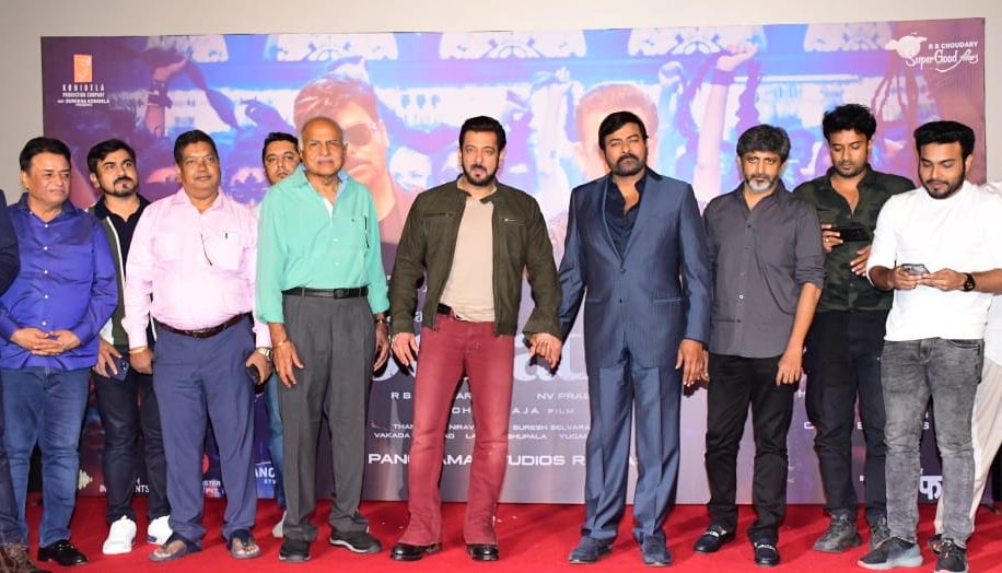 The Hindi trailer of Godfather launched by Megastar Chiranjeevi and Superstar Salman Khan!