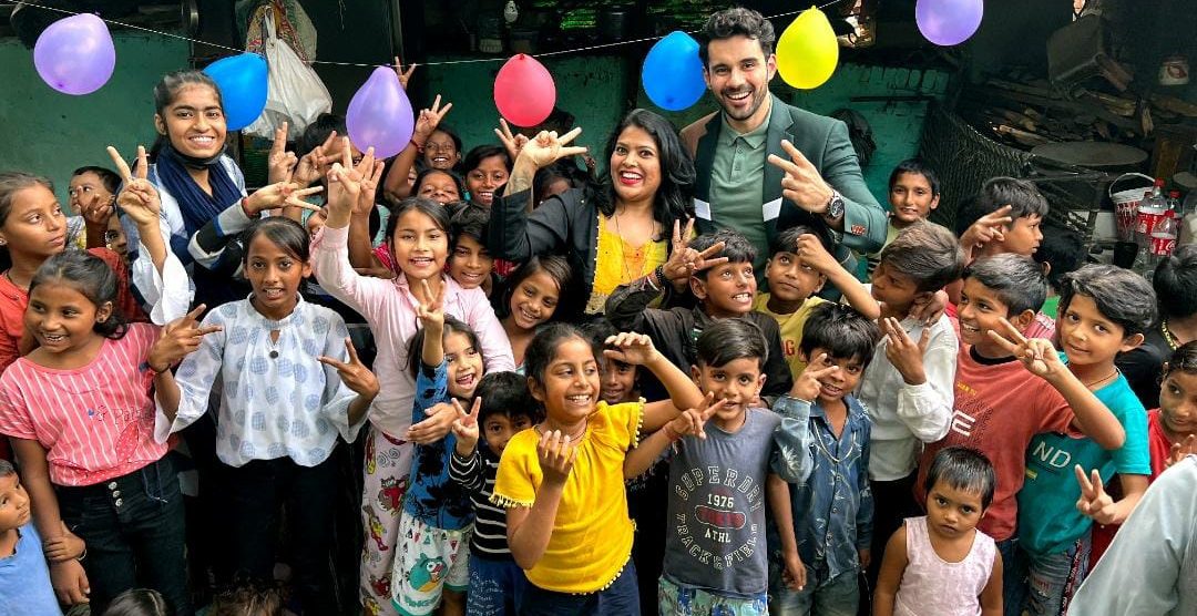 “Babli Bouncer” actor Abhishek Bajaj celebrated his birthday with underprivileged kids!