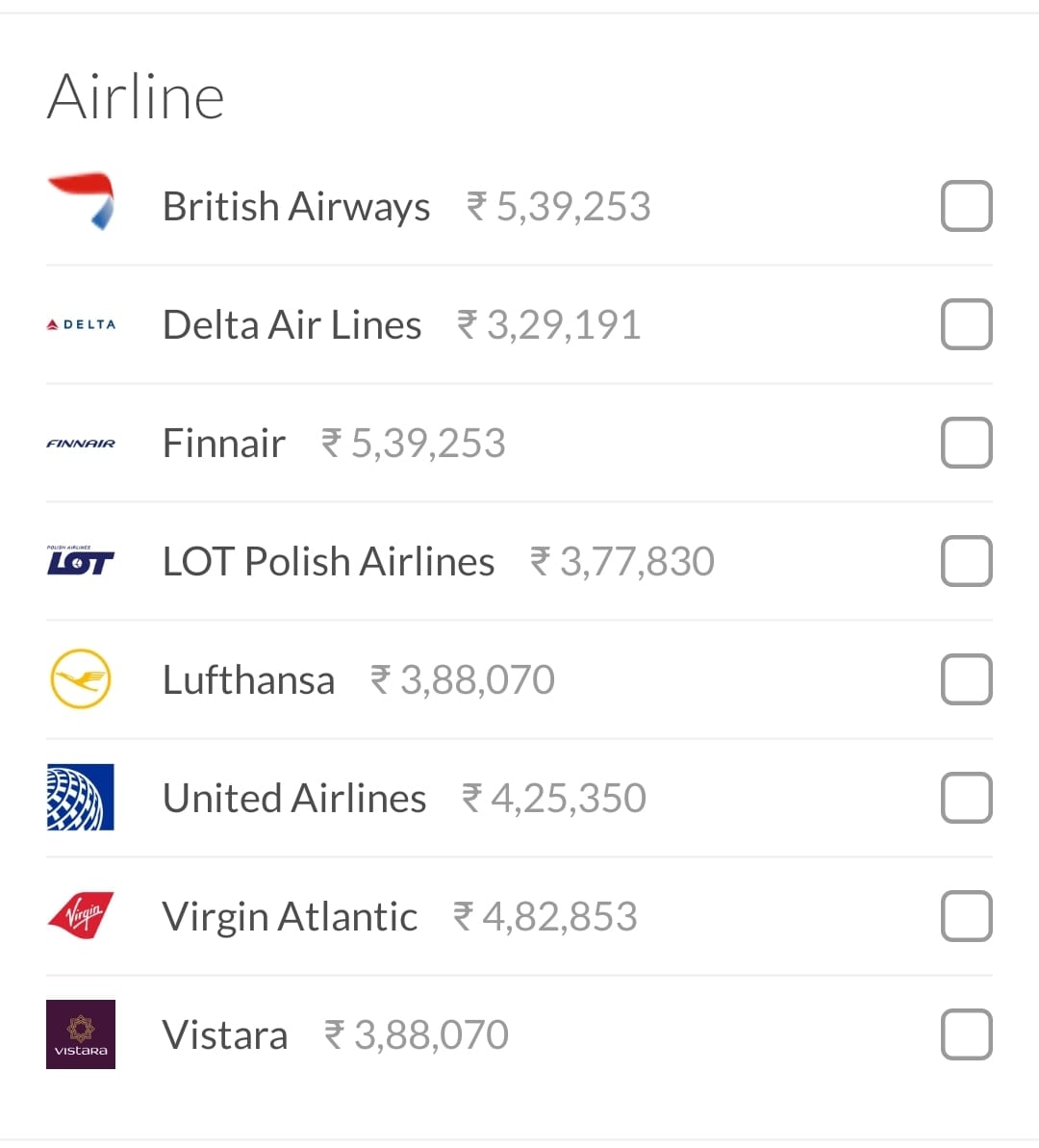 PREMIUM ECONOMY CLASS FARE..... BOM--LAS VEGAS-BOM WITH OVER 1 AND MORE STOPS