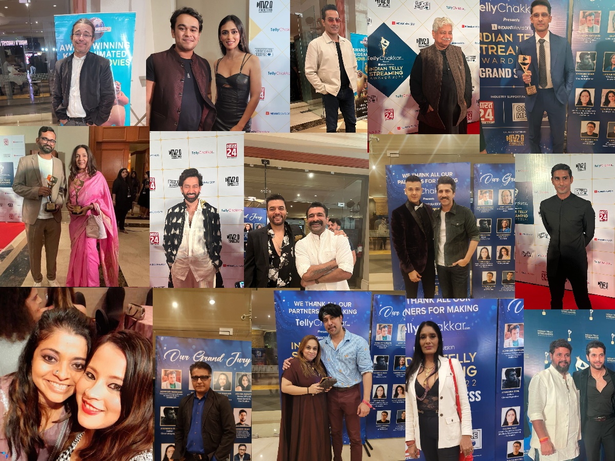 Heavy celebrity turnout at the Indian Telly Streaming Awards 2022!