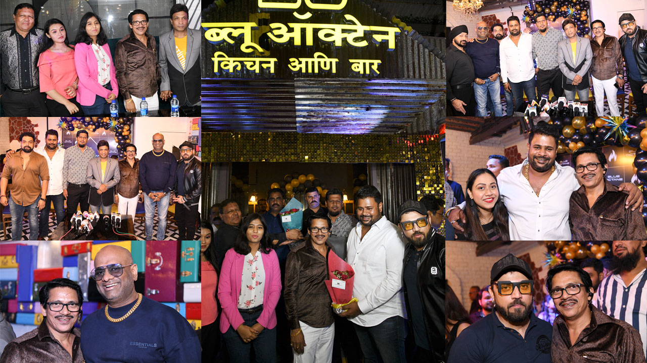 Philanthropist Ronnie Rodrigues gets a warm welcome from Kushal Dhuri & Mansoor Wahab at the reopening of “Blue Octane Kitchen & Bar”!