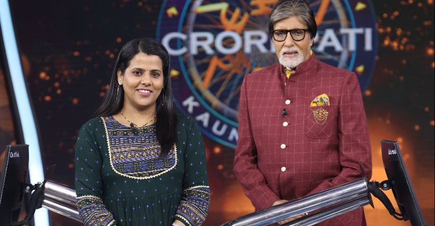 Ruchi addresses KBC 14 host Mr Amitabh Bachchan, a fine example of ‘Incredible India’!