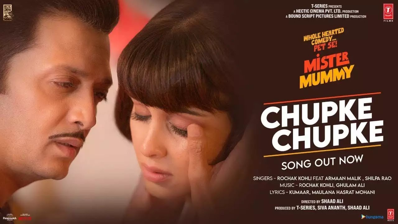 Riteish Deshmukh and  Genelia Deshmukh starrer Mister Mummy’s song ‘Chupke Chupke’, out!