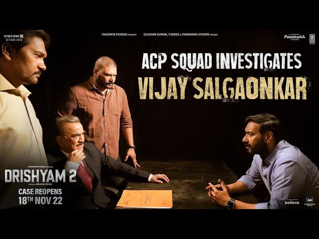 CID’s team interrogates Vijay Salgaonkar in “Drishyam 2”!