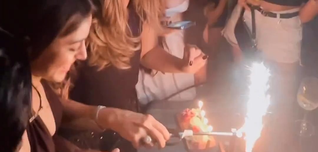 Watch Alaya F celebrate her birthday with family and friends with sparkling candles and cake!