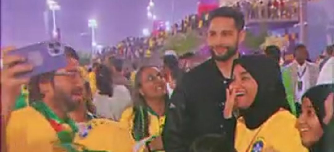 Siddhant Chaturvedi gets mobbed at the FIFA World Cup!