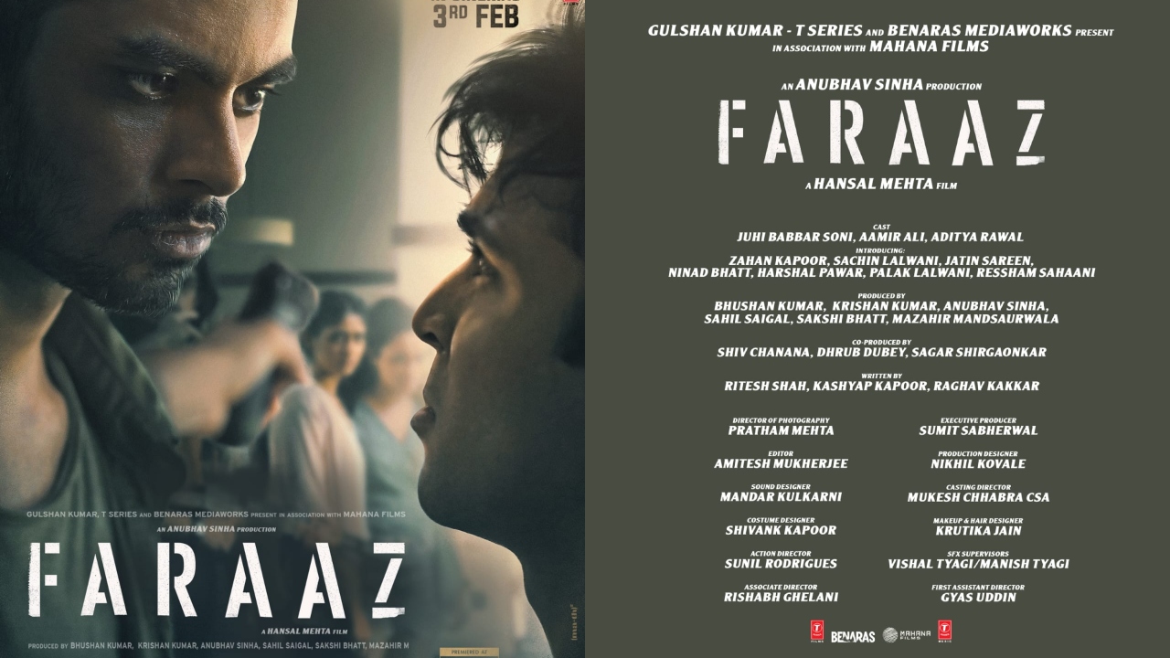 Hansal Mehta, Bhushan Kumar and Anubhav Sinha’s “Faraaz” is ready for theatrical release!