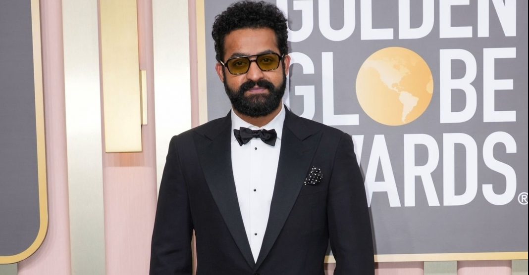 Dapper NTR Jr shines on the red carpet at Golden Globes!