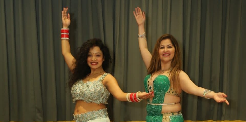 International belly dance artist Anna Dimitratou and  Sanjana Sharma conduct a belly dance extravaganza!