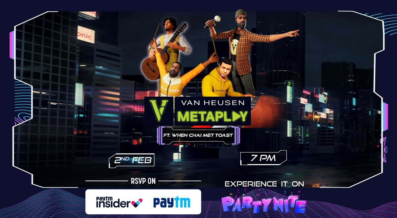 When Chai Met Toast to perform in the PartyNite Metaverse!