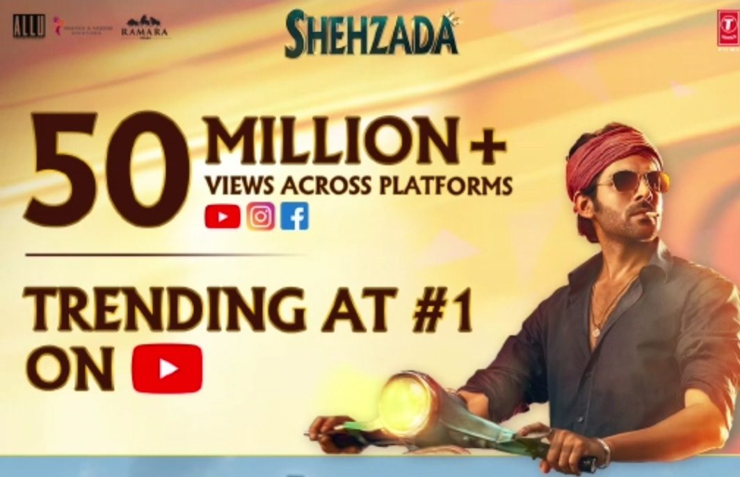 ‘Shehzada’ trailer is trending across all platforms, crosses 50 M views In 24 Hours!