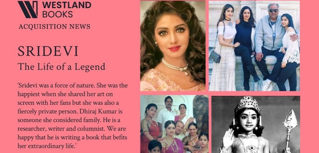 Boney Kapoor announces a biography of Sridevi, ‘Sridevi – The Life Of A Legend’!