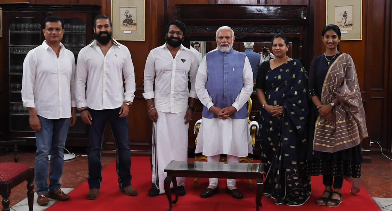 KGF and Kantara teams meet Hon. PM Shri Narendra Modi!