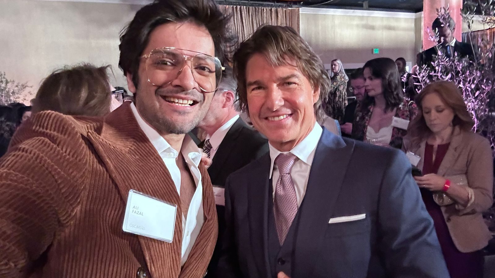 Ali Fazal brushes shoulders with Tom Cruise!