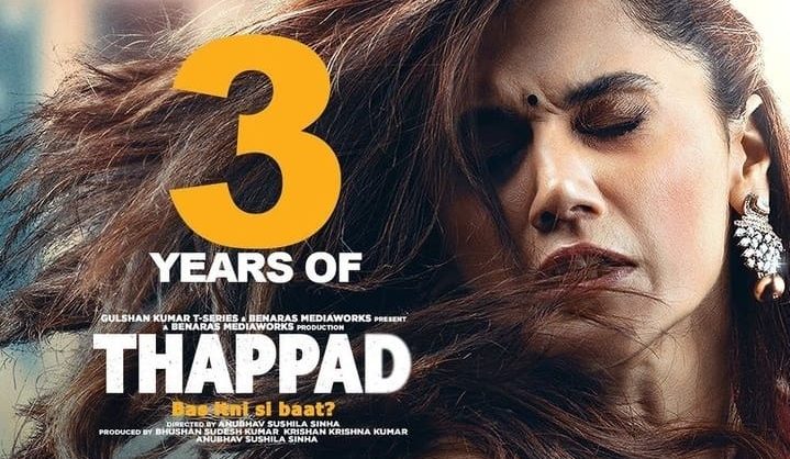 It’s third anniversary of Taapsee Pannu’s “Thappad”!