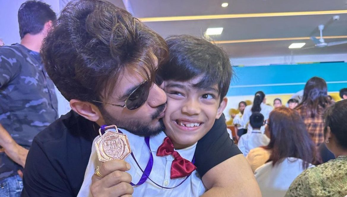 Arjun Bijlani celebrates his son Ayaan bagging gold medal!