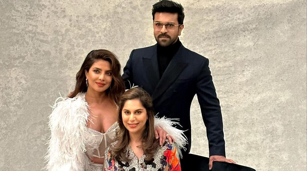 Mega Power Star Ram Charan meets Global Icon Priyanka Chopra in the US!