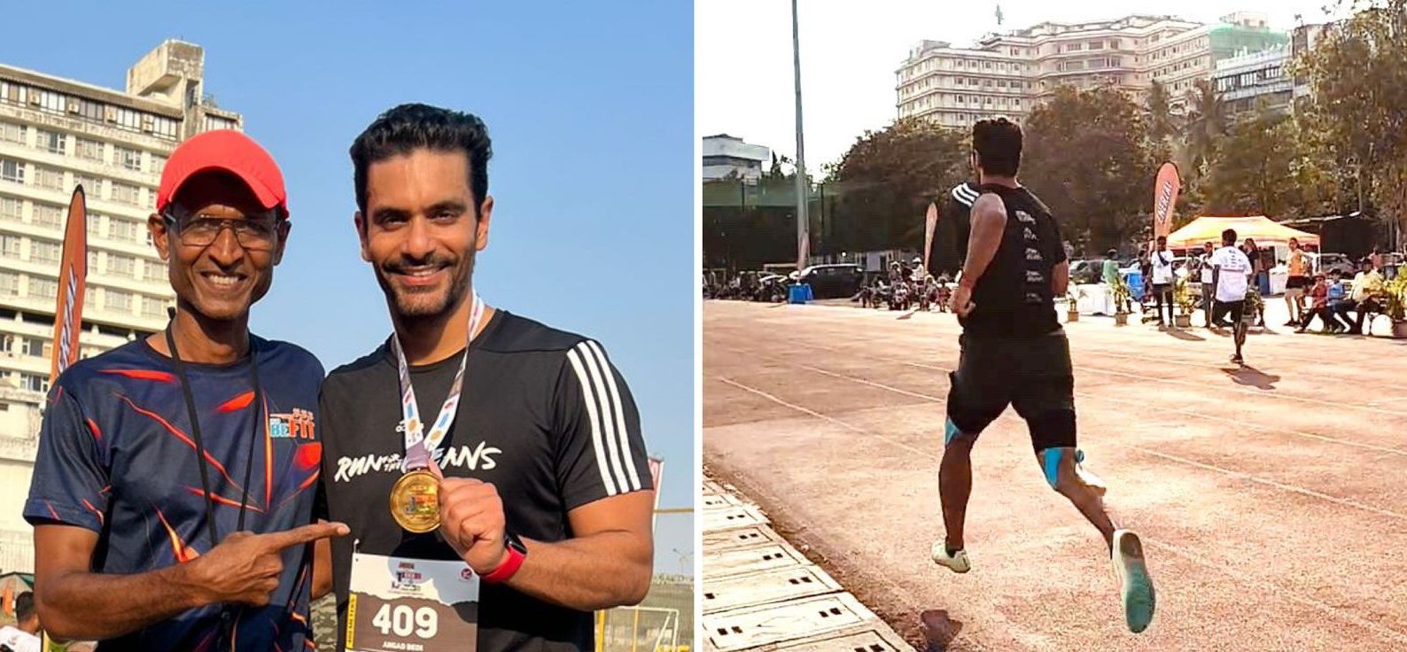 Angad Bedi wins silver in his debut Sprinting tournament!