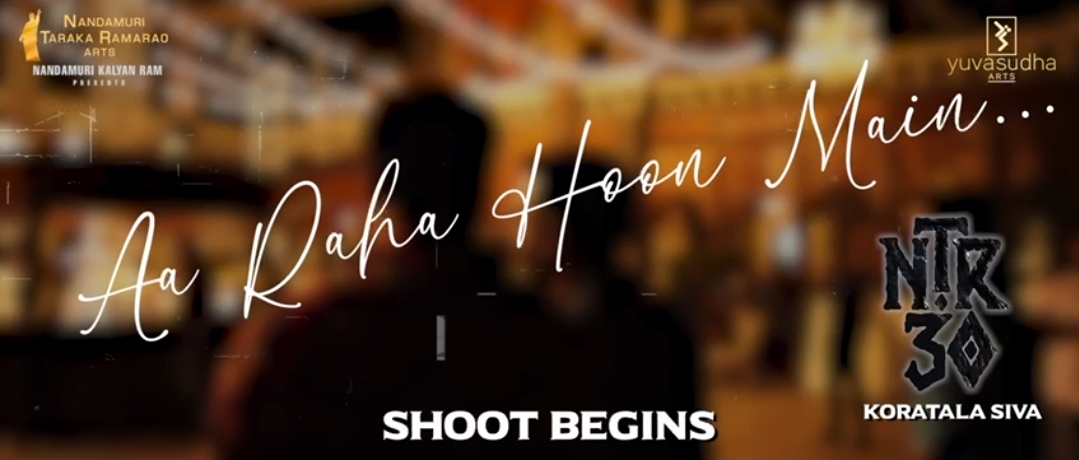 NTR Jr informs fans through a video, “Aa Raha Hoon Main”!