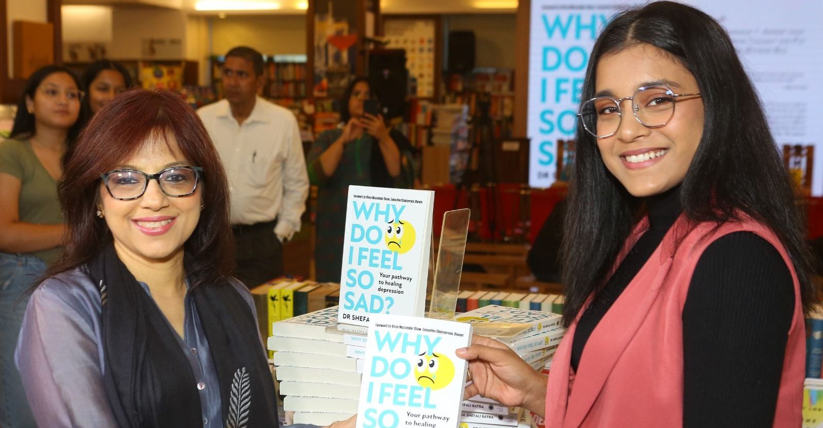 Sumbul Touqueer attends book launch of “Why Do I Feel So Sad” by Dr. Shefali Batra!