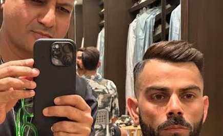 Check Virat Kohli’s new hairstyle by Aalim Halim!