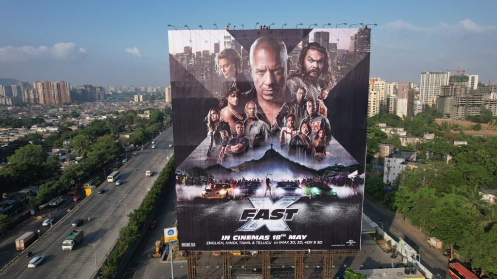 The massive hoardings of ‘Fast X’ showcase astounding action and jaw-dropping stunts!