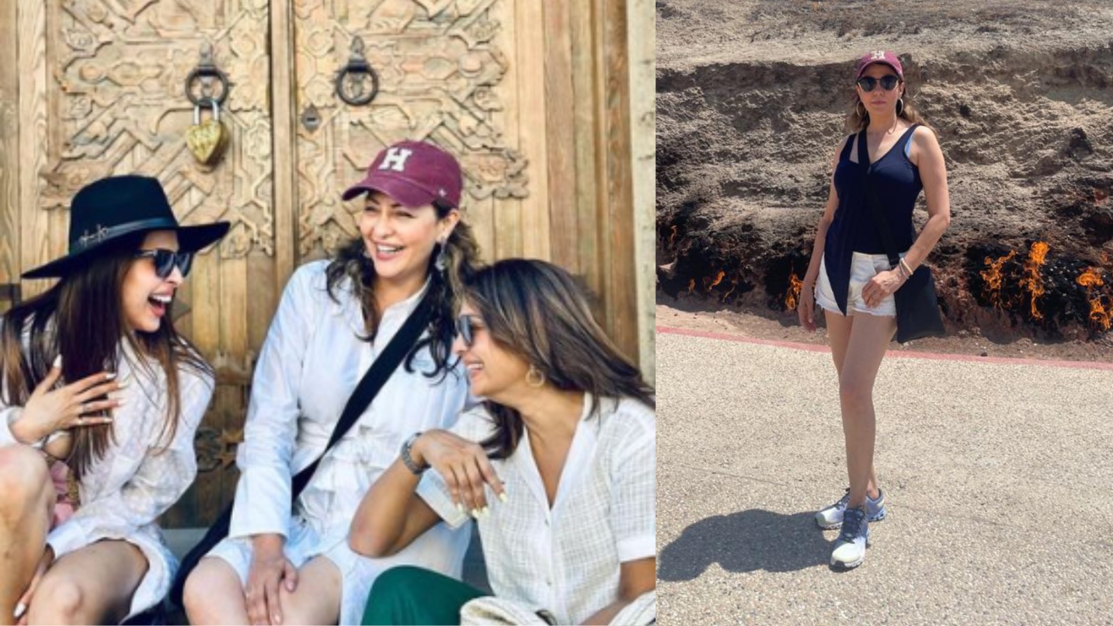 Malaika Arora and Aditi Govitrikar are exploring Azerbaijan’s charm!