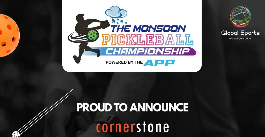 Cornerstone Sport and Global Sports to host the Monsoon Pickleball Championship in Mumbai!