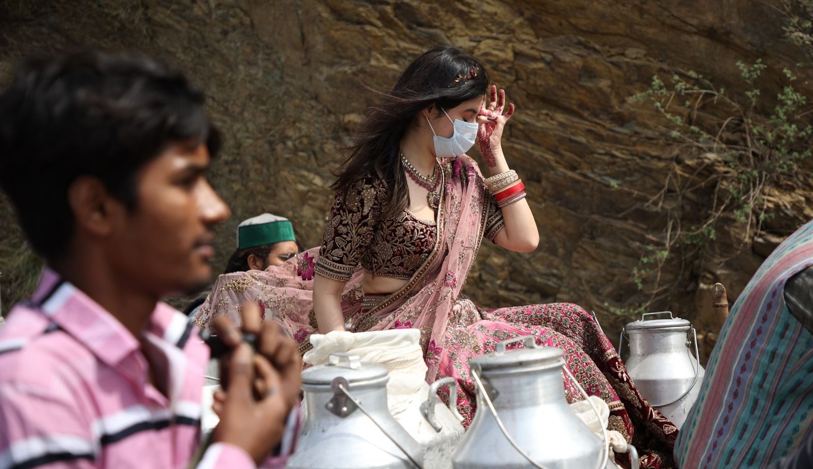 Divya Khosla Kumar shot ‘Saure Ghar’ wearing a 15kg lehenga battling climate conditions!