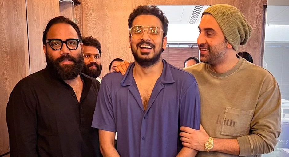 Ranbir Kapoor and Sandeep Reddy Vanga and Satranga in one frame!