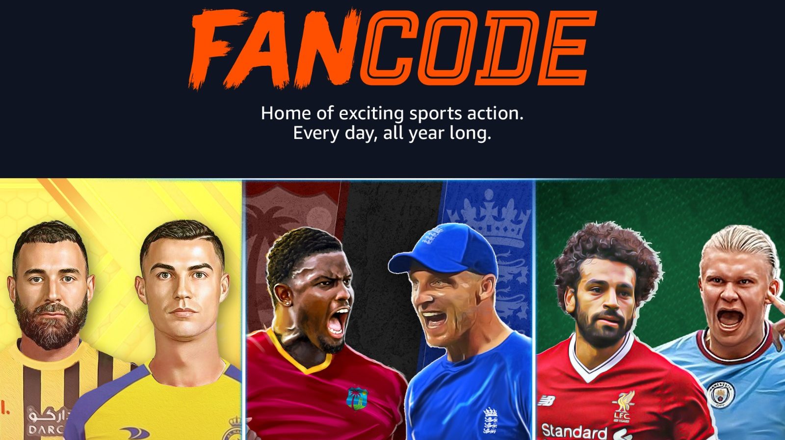 FanCode, Prime Video’s premier sports destination!
