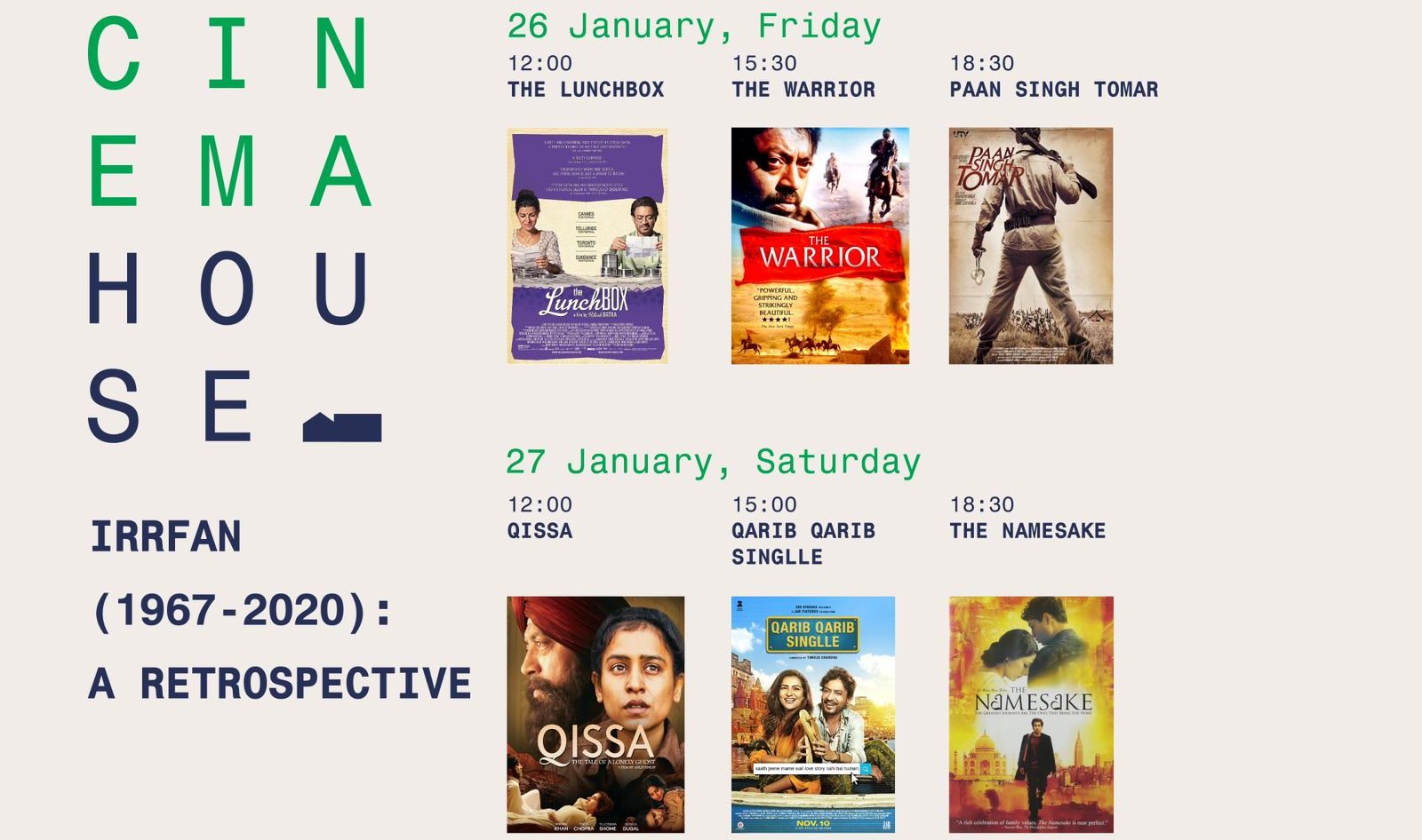 This month, G5A Cinema House presents, ‘Irrfan (1967 – 2020): A Retrospective’!