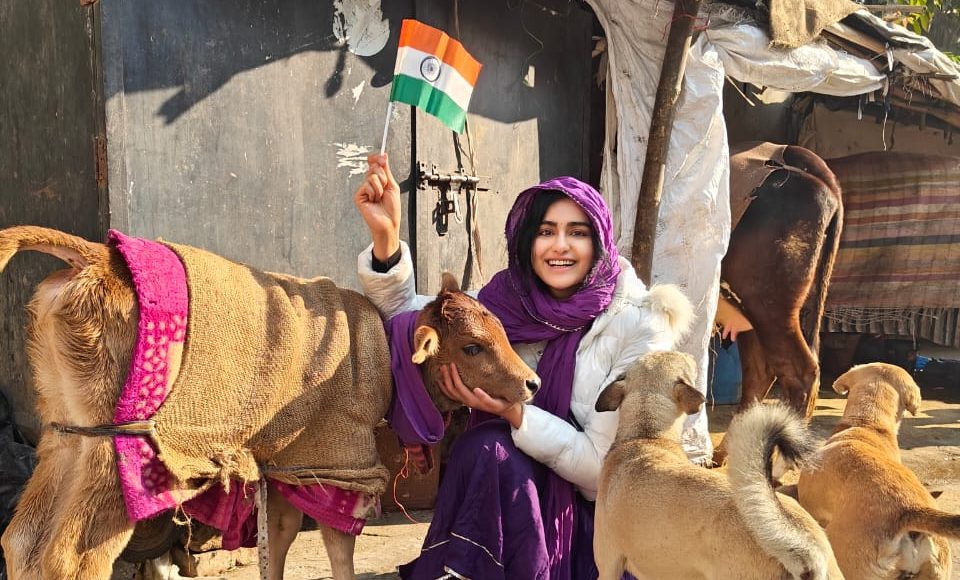 Animal lover Adah Sharma celebrates Republic Day in Haridwar!