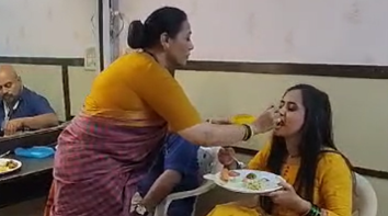 Cast of ‘Sau. Pratap Manasi Supekar’, is treated to lip-smacking food by actor Rekha Bade!