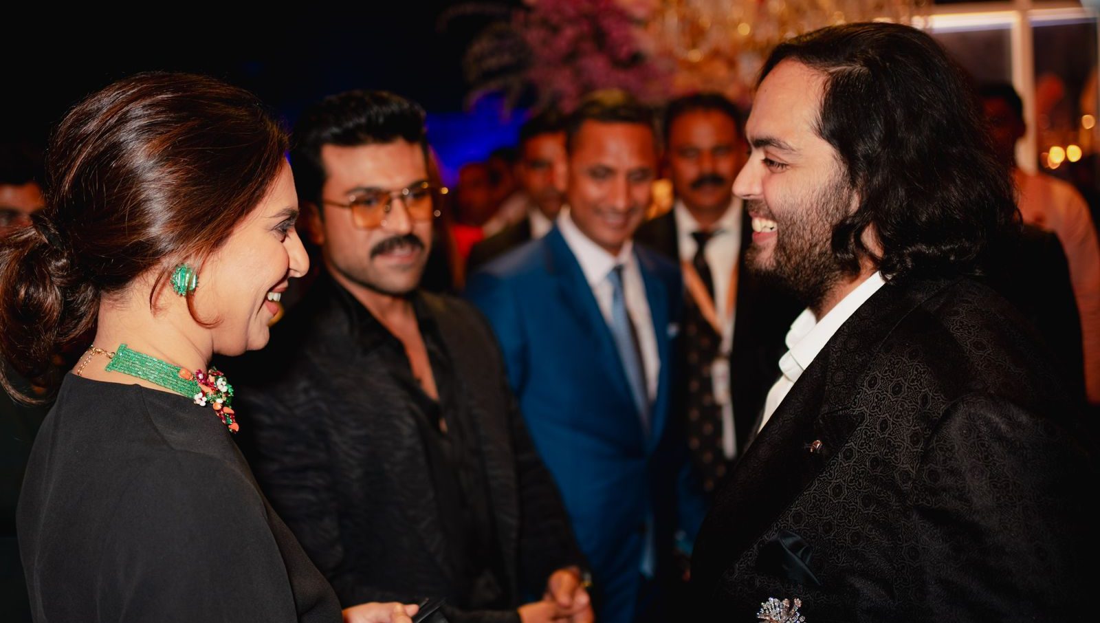 Ram Charan and Upasana Kamineni Konidela shared joyful moments with Anant Ambani!