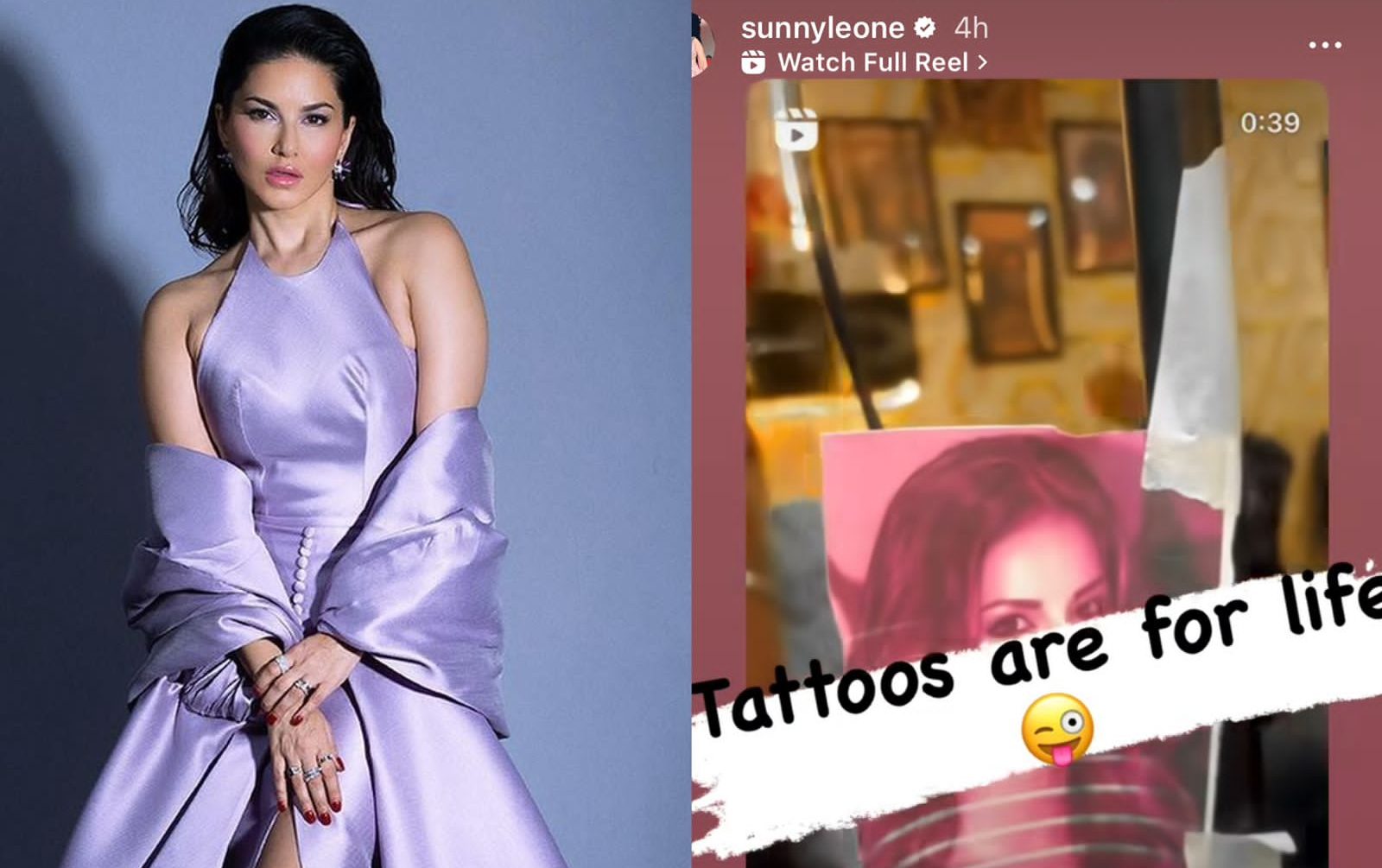 Sunny Leone’s fan gets himself tattooed with the actress’ face on his arms!