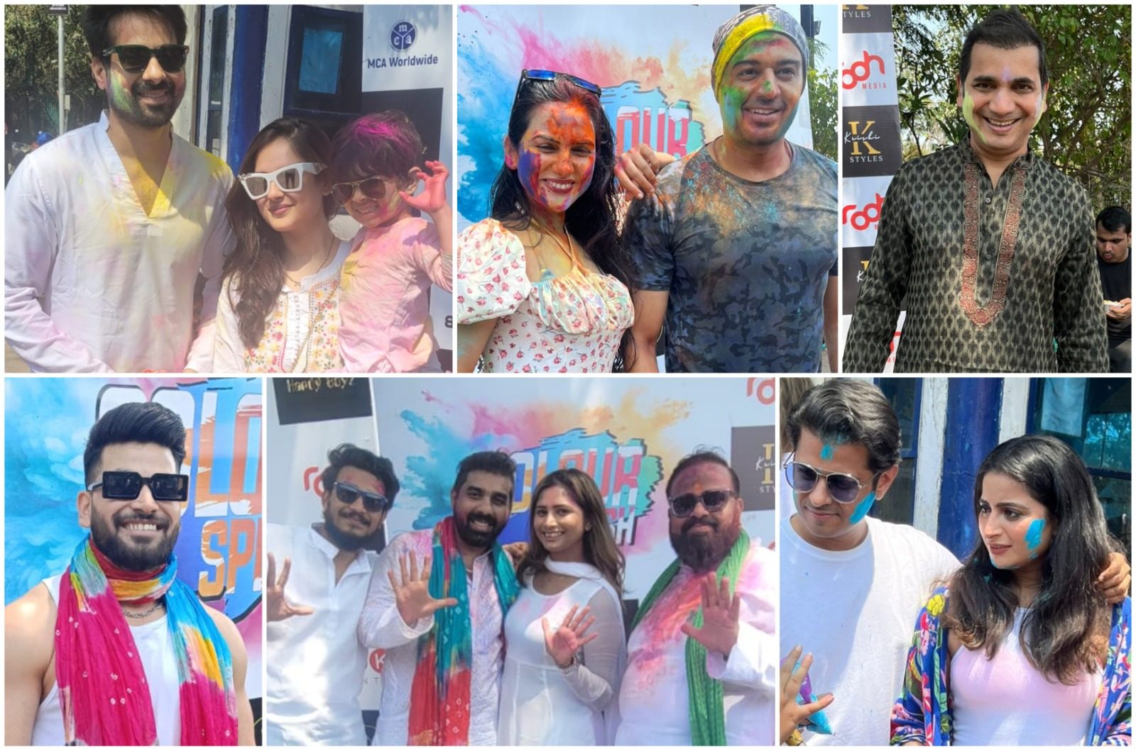Biggest Holi fest was held at Inorbit Mall amongst celebrities!