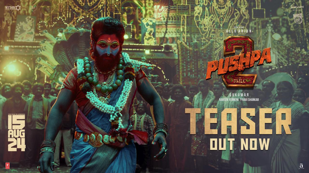 The teaser of ‘Pushpa 2: The Rule’ out on Allu Arjun’s birthday!