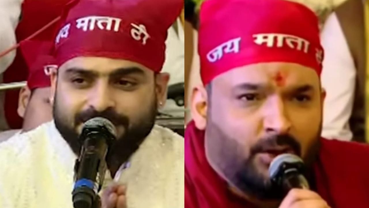 Kapil Sharma and Sagar Bhatia sang devotional bhajans at Vaishnodevi temple!