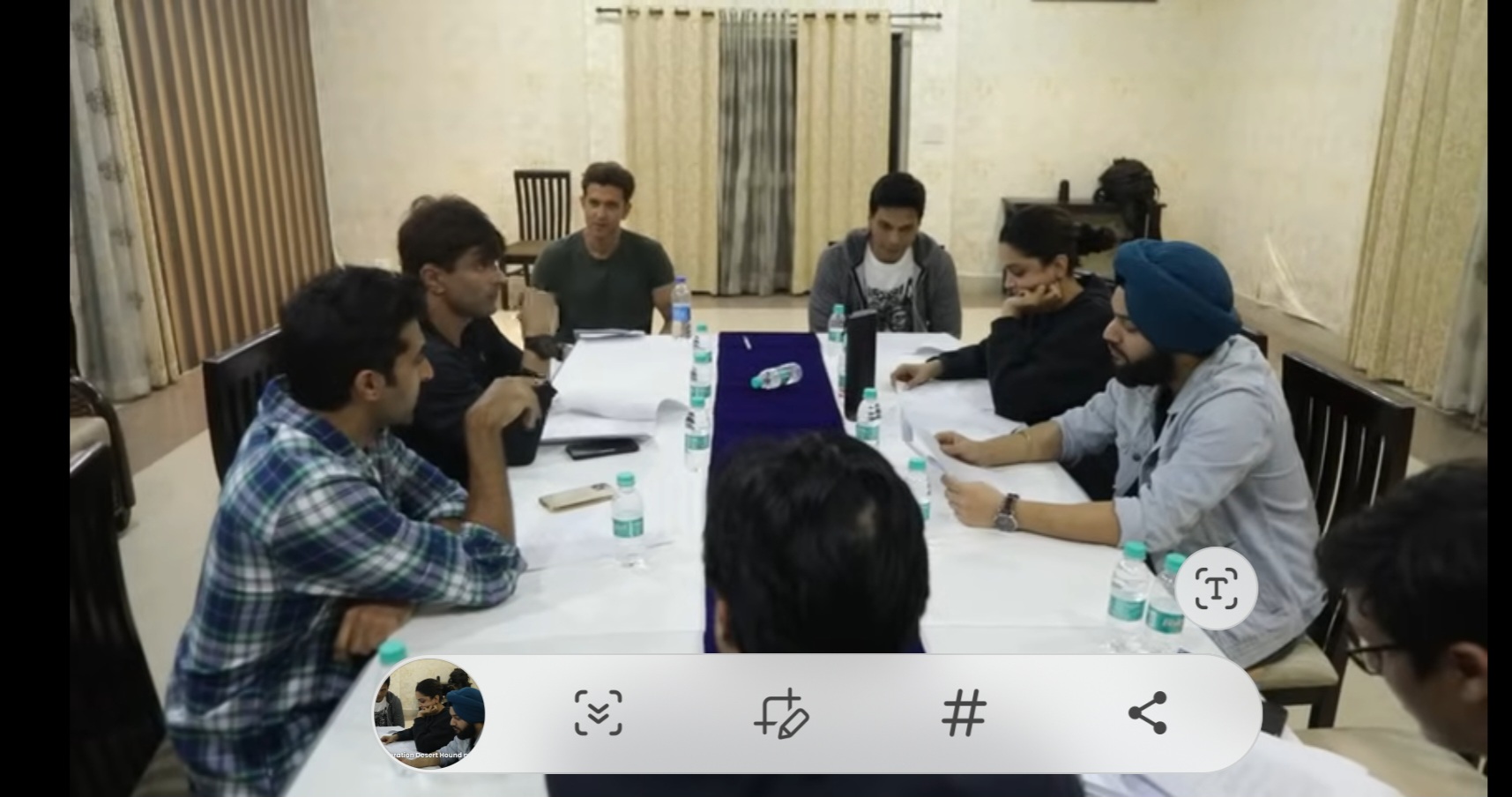 Team ‘Fighter’ drops a glimpse into the script reading session on fan’s demand!